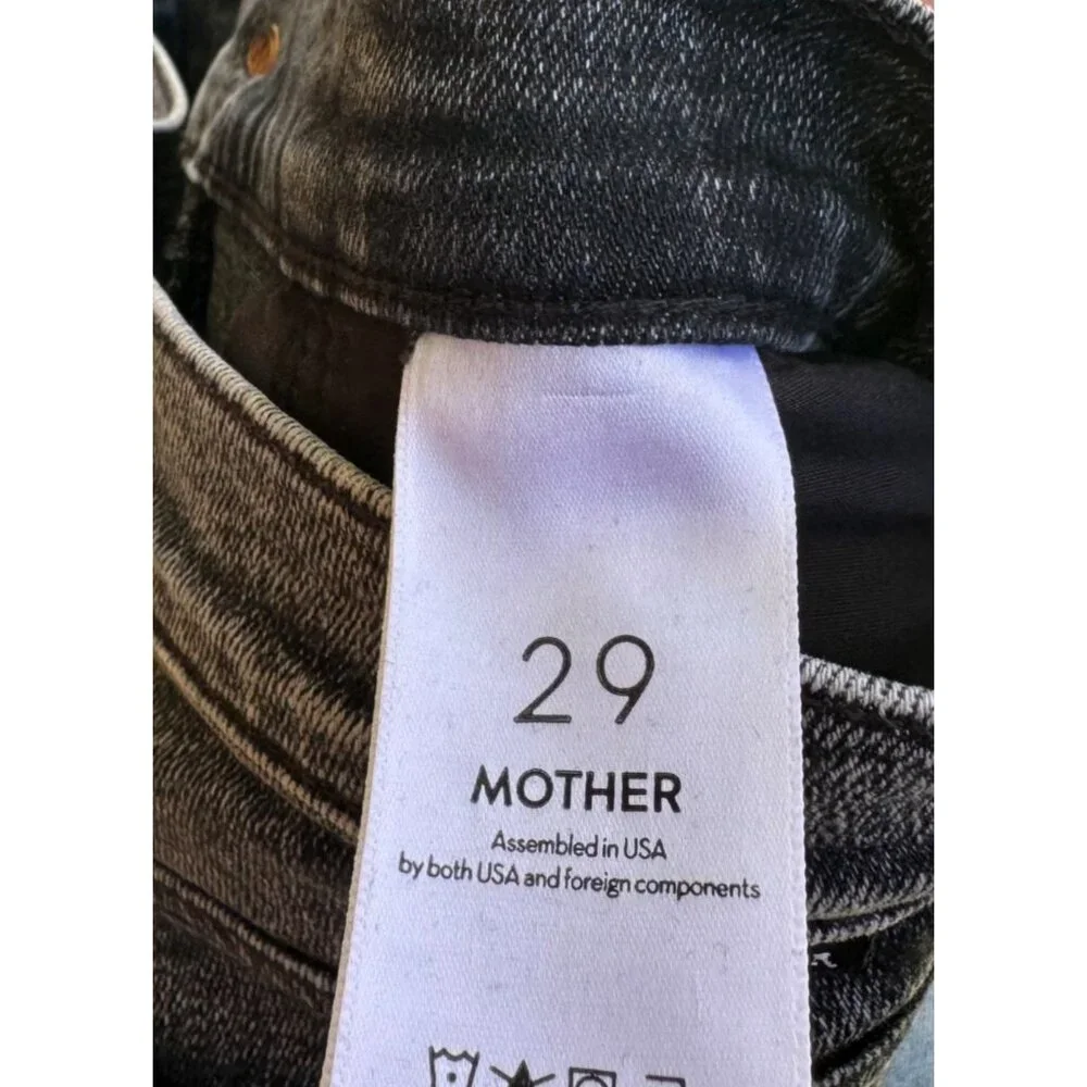 MOTHER Gray Washed Skinny Jeans - Picture 8 of 16